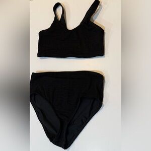 New! Beach Lingo Girls Black Bikini Set